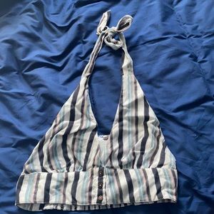Striped Urban Outfitter halter top, size medium